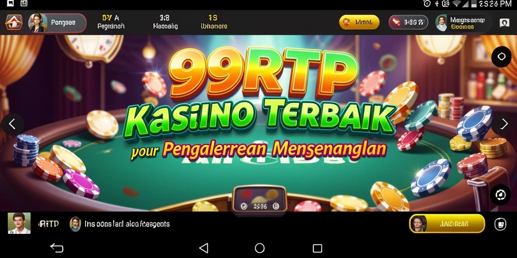 Tampilan menarik dari gameplay Kasino di 99RTP.