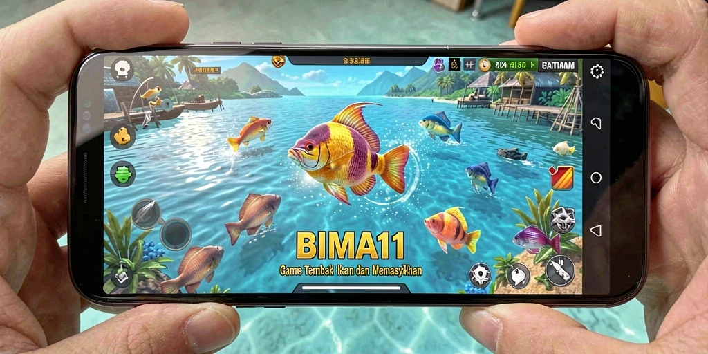 Screenshot menampilkan suasana seru bermain Tembak Ikan BIMA11.