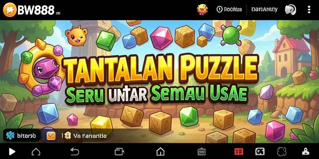 Screenshot gameplay BW888 menampilkan tantangan puzzlenya yang menarik.