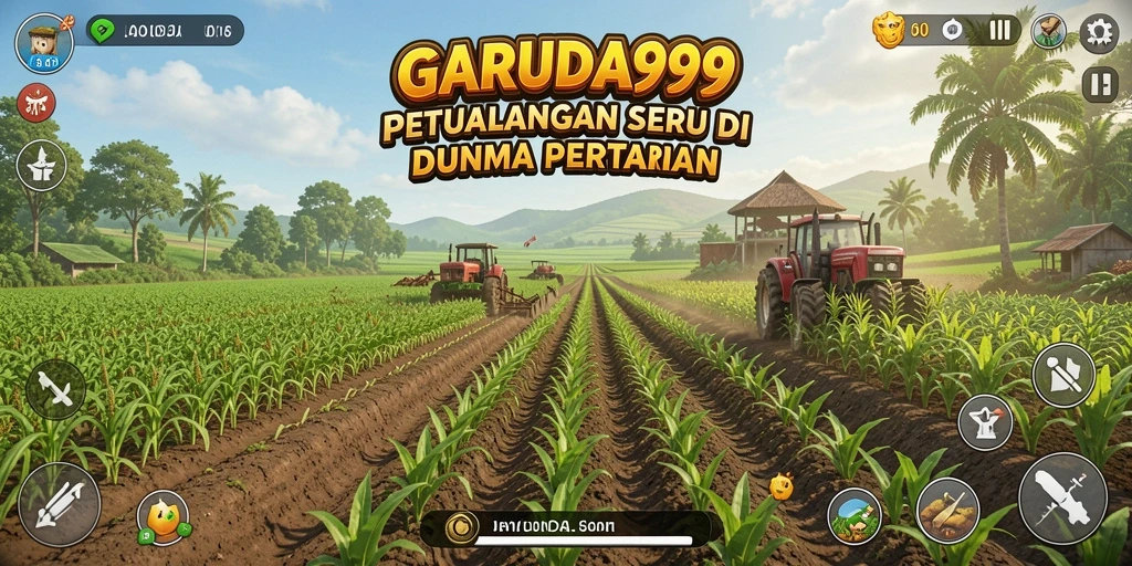 Tampilan screenshot menunjukkan pemain sedang mengelola pertanian mereka dengan baik.