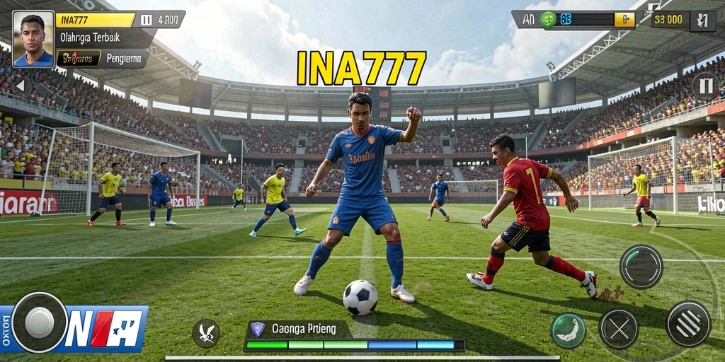 Tampilan gameplay seru dan menegangkan dalam olahraga.