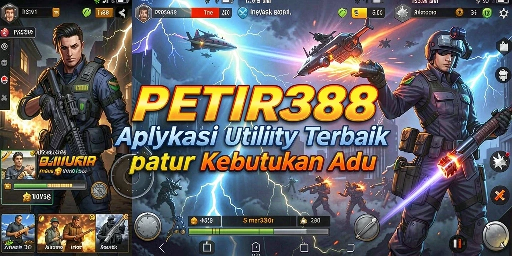 Tampilan aplikasi PETIR388 dengan antarmuka yang bersih dan mudah dinavigasi.