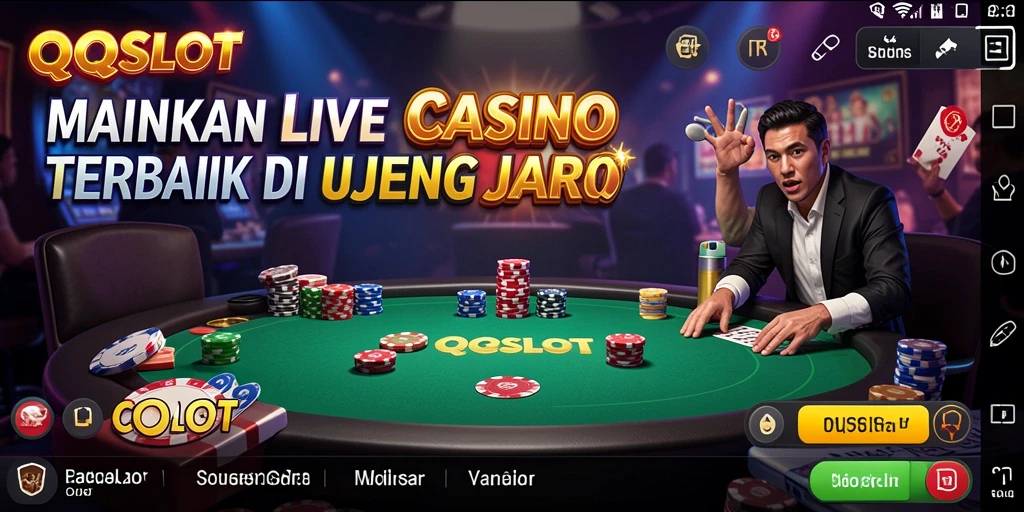 Gameplay seru di QQSLOT dengan dealer profesional dan interaksi langsung.