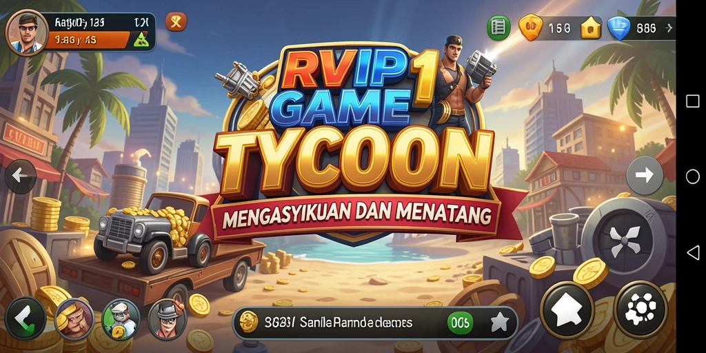 Tampilan gameplay RVIP1 yang menarik dan penuh strategi Tycoon.