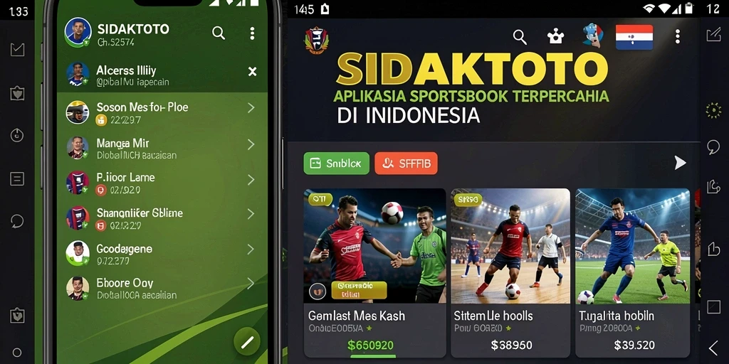 Tampilan screenshot gameplay Sportsbook SIDAKTOTO yang menampilkan taruhan langsung.