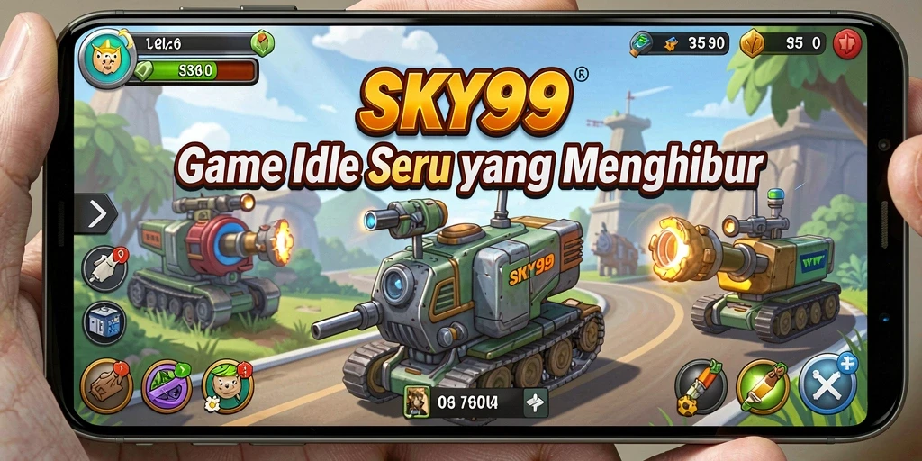 Gameplay <strong>SKY99</strong> yang seru dan mengasyikkan dalam mode Idle.