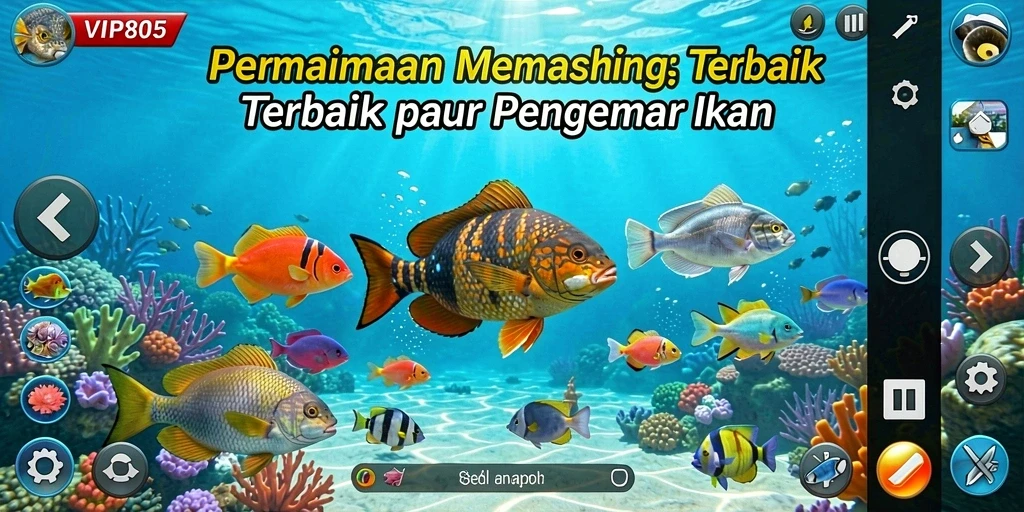 Gameplay memancing yang menegangkan dan mendebarkan di VIP805.