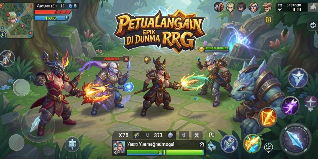 Gameplay X78 menampilkan pertarungan seru dengan karakter yang beragam.