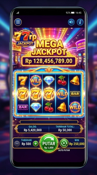 Proses unduh aplikasi di 77rp yang cepat dan efisien.